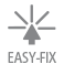 • Sistema de pestañas Easy Fix.