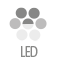 • Éclairage LED réglable (Depuis 3000K jusqu'à 4500K).