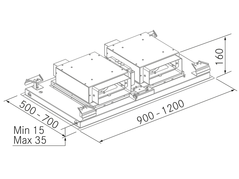 Range Hoods - Nitro 2xR700 - Technical design