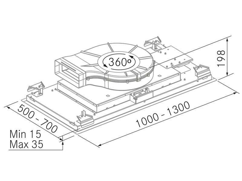 Range Hoods - Nitro 360 - Technical design