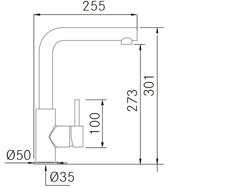 Taps - Tap Eco - Technical design