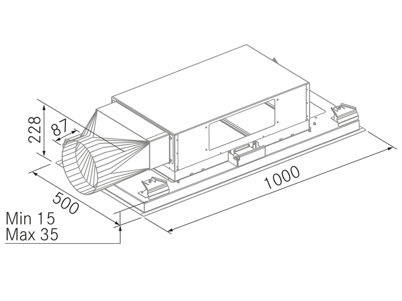 Range Hoods - Moon 360 - Technical design