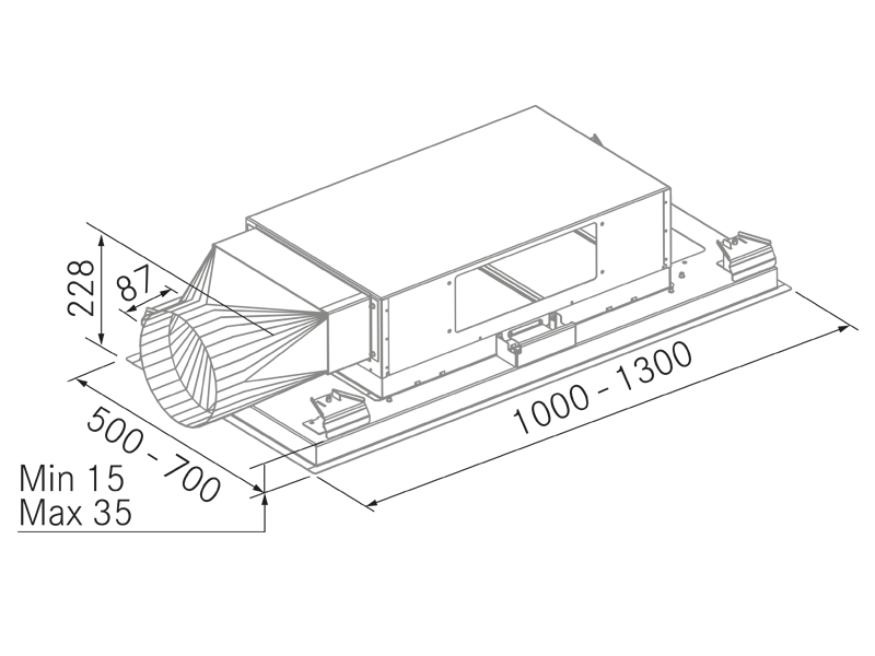 Range Hoods - SCL 360 - Technical design