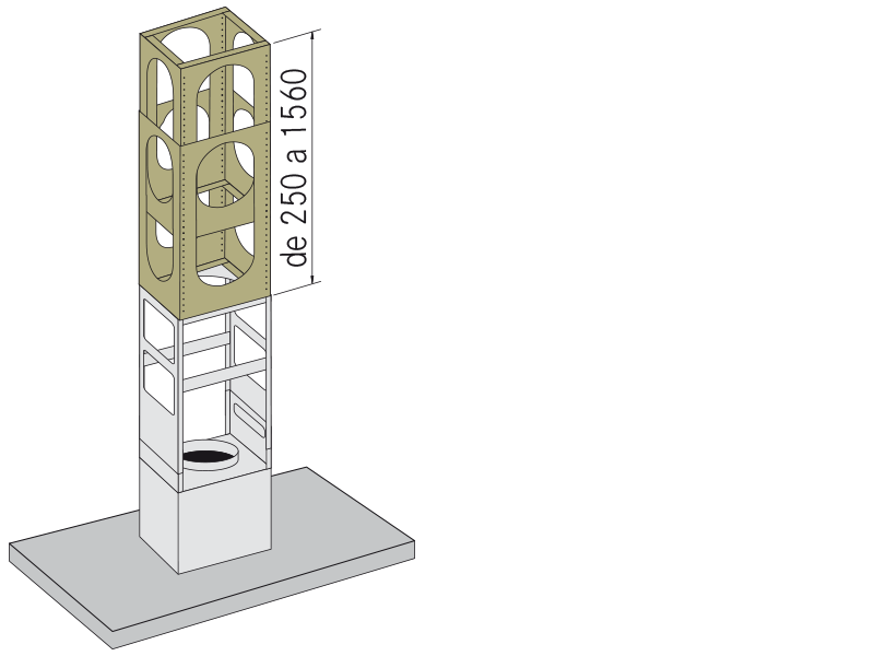 Range Hoods - Alargos de estructura metálica - Technical design