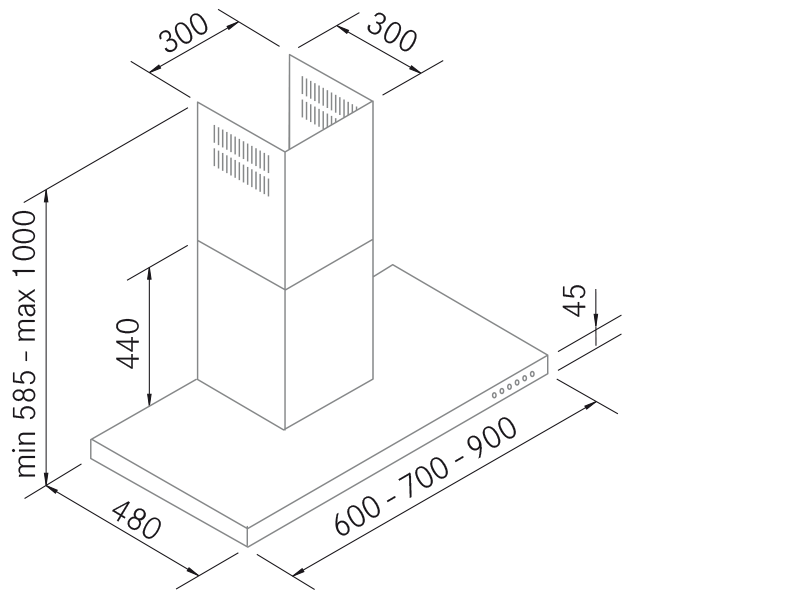 Range Hoods - Q-Fine - Technical design