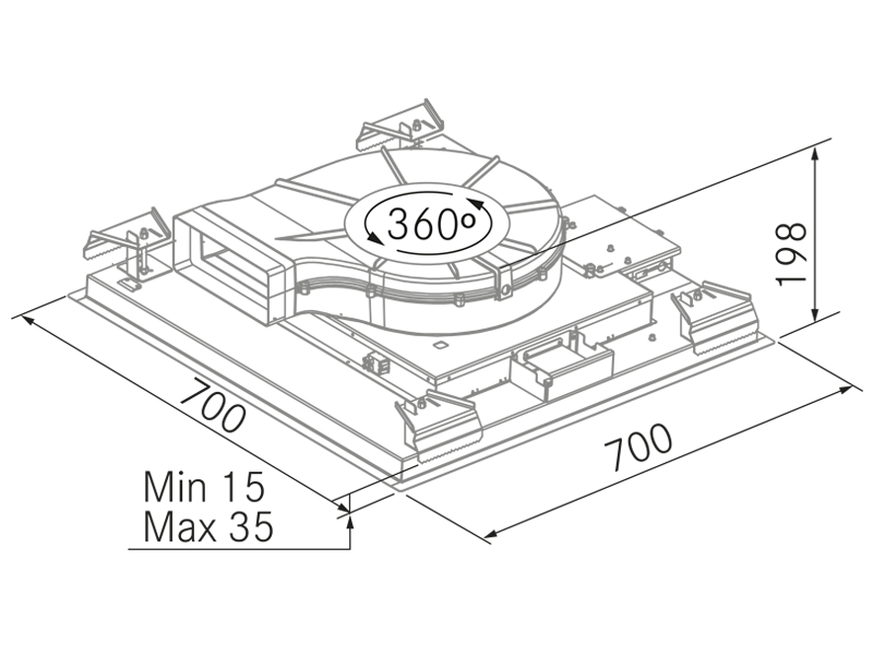 Range Hoods - Lia 360 - Technical design