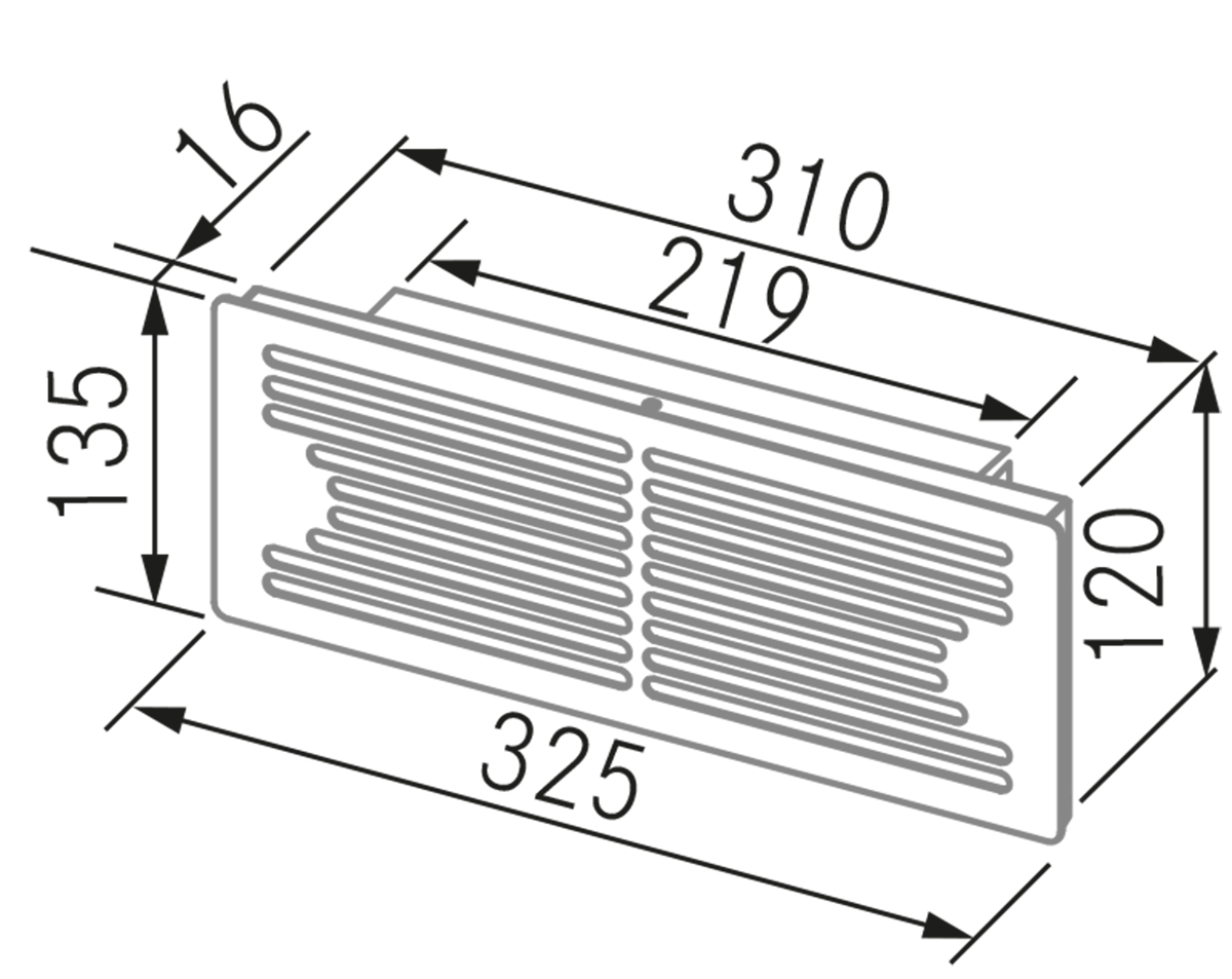 Range Hoods - Rejilla para falsos techos - Technical design