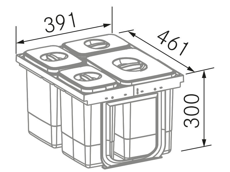 Sinks - Contenedores M-45 - Technical design