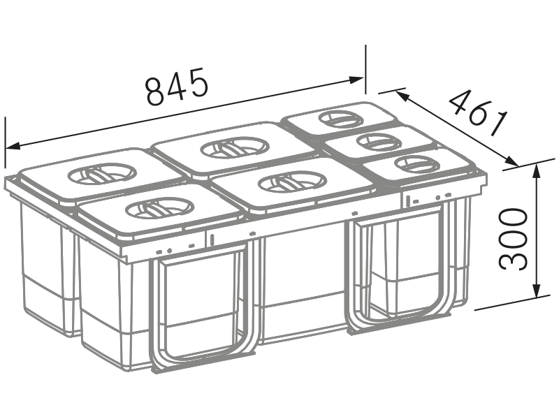 Sinks - Contenedores M-90 - Technical design