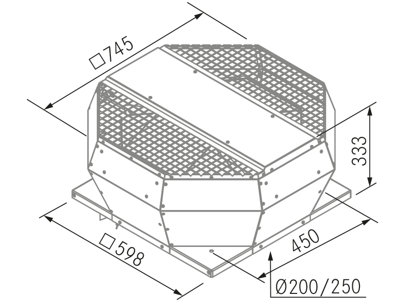 Range Hoods - M. Tejado - TJ2500EC - Technical design