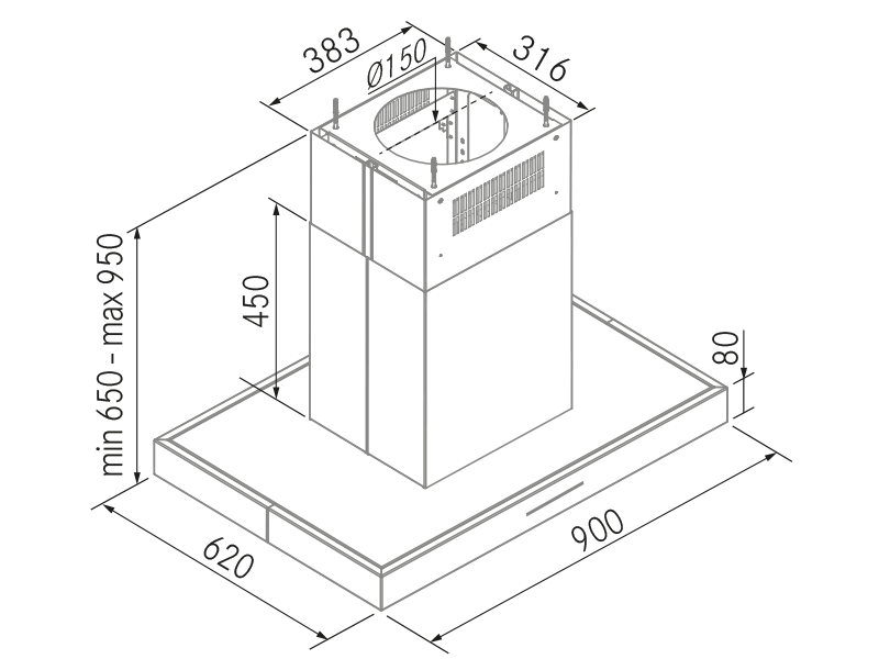 Range Hoods - NI712 - Technical design