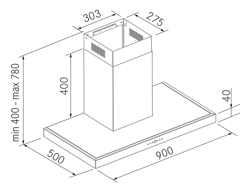 Range Hoods - M911 - Technical design