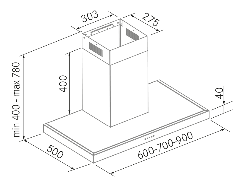 Range Hoods - M901 - Technical design