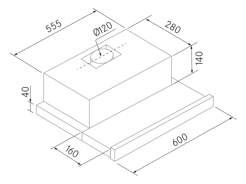 Range Hoods - E909 - Technical design