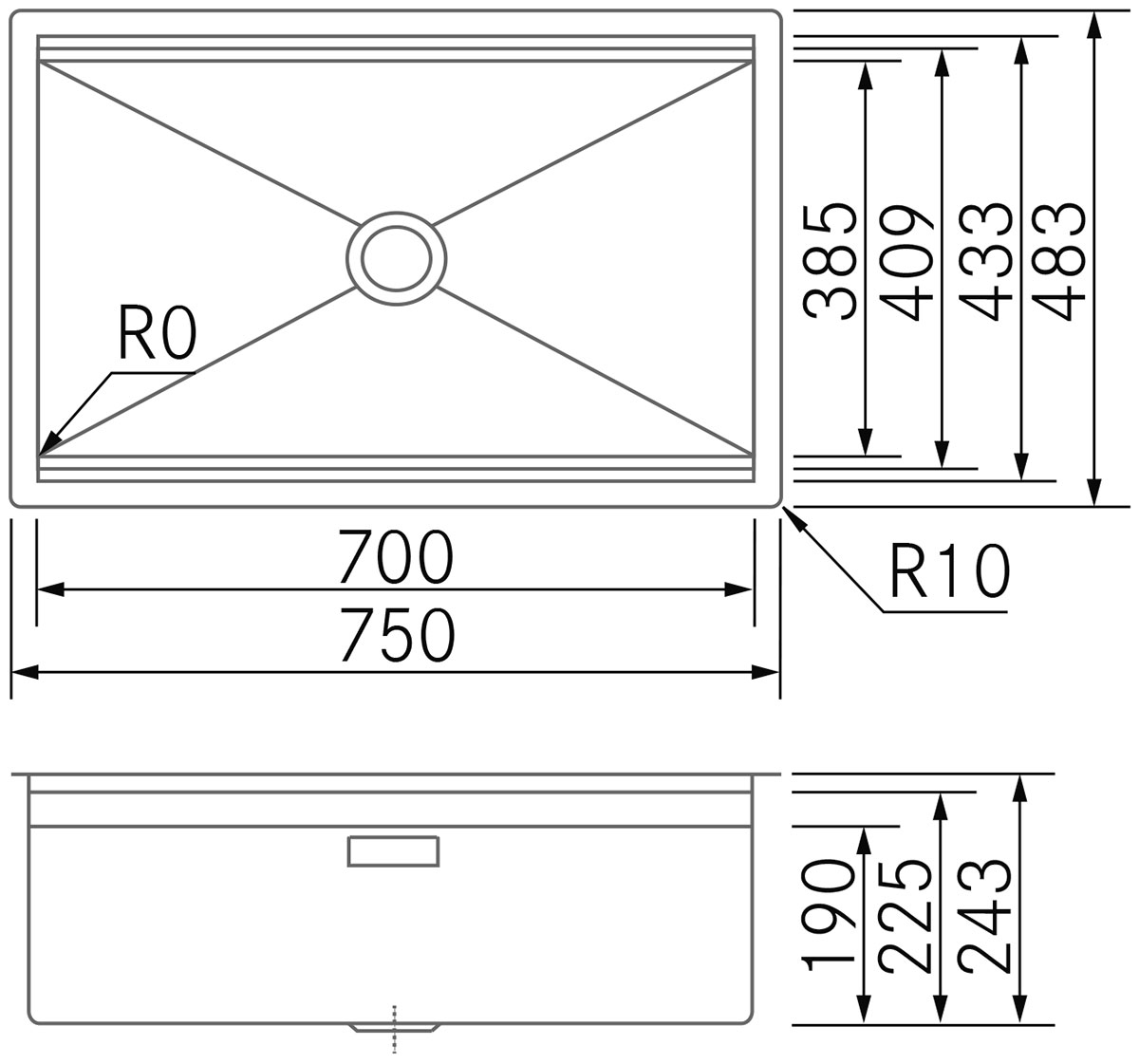 Sinks - Layer 70 - Technical design