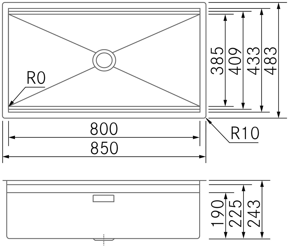 Sinks - Layer 80 - Technical design